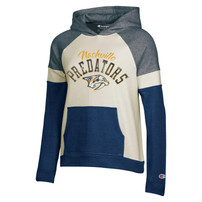 Nashville Predators Sweatshirt-Wmn Vintage Navy Hood