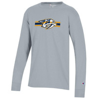 Nashville Predators Youth Champion Grey L/S T