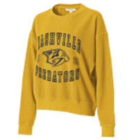 Nashville Predators Erin Andrews Womens Rib Knit Long Sleeve Shirt