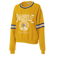 Nashville Predators Sweater-Terry Gold Crew 