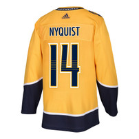 Nashville Predators Adidas Authentic Gustav Nyquist Jersey Home/Gold