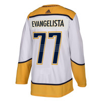 Nashville Predators Adidas Authentic Luke Evangelista Jersey Road/White