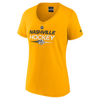 Nashville Predators Fanatics W AP Nashville Hockey Gold T