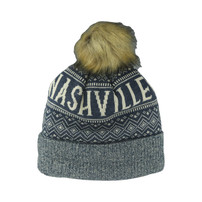 Nashville Predators Knit-Flurry Pom