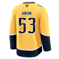 Nashville Predators Fanatics Premium Andrew Gibson Jersey Home/Gold