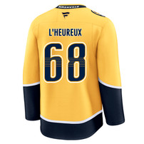 NASHVILLE PREDATORS FANATICS ZACH L'HEUREUX HOME GOLD PREMIUM