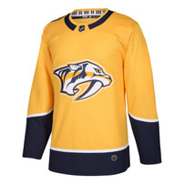 Customizable - Nashville Predators Adidas Authentic Jersey Home/Gold