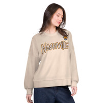 Nashville Predators G-III Womens Vet Crew Sweatshirt