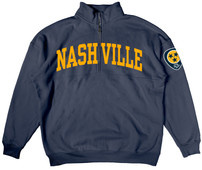 Nashville Predators Blue84 Mens Graven 1/4 zip jacket