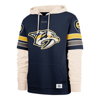Nashville Predators 47 Brand Cornerzone Hood Sweatshirt