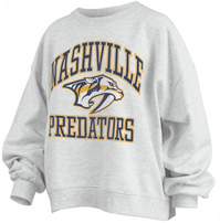 Nashville Predators Pressbox Womens Melanway Crew Sweatshirt