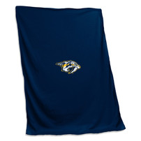 Nashville Predators LogoBrands Sweatshirt Blanket 54x84