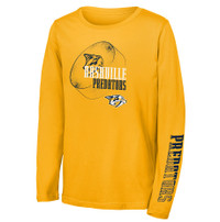 Nashville Predators Tee-YTH Silicon LS