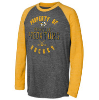 Nashville Predators Tee-YTH Beveled LS