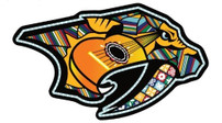 NASHVILLE PREDATORS STICKER-HISPANIC HERITAGE PRED