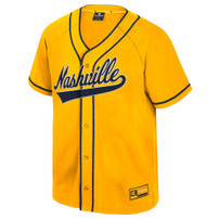 Nashville Predators Colosseum Mens Baseball Jersey
