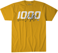 Nashville Predators Breakingt T-shirt-josi 1000 Gold