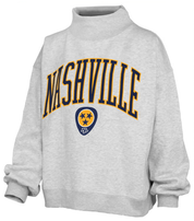 Nashville Predators Pressbox Wmn Lingo Crew Sweatshirt