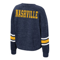 NASHVILLE PREDATORS COLOSSEUM WOMENS JACLYN CREW SWEATSHIRT