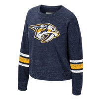 NASHVILLE PREDATORS COLOSSEUM WOMENS JACLYN CREW SWEATSHIRT