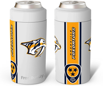 NASHVILLE PREDATORS FROST BUDDY UNIVERSAL CAN COOLER WHITE