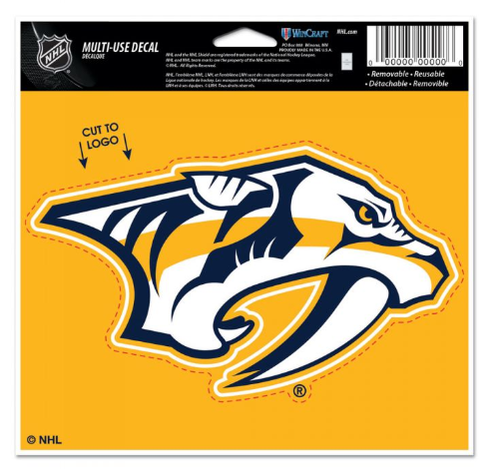 Nashville Predators WinCraft 4 x 4 Color Perfect Cut Decal