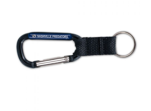 Nashville Predators Wincraft Navy Carabiner Key Ring