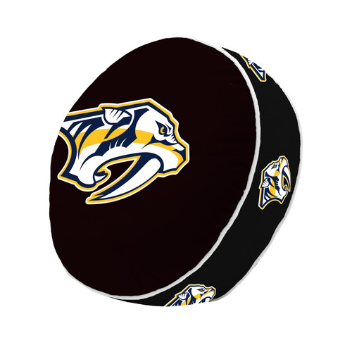 Predators Hockey Puck Puff Pillow