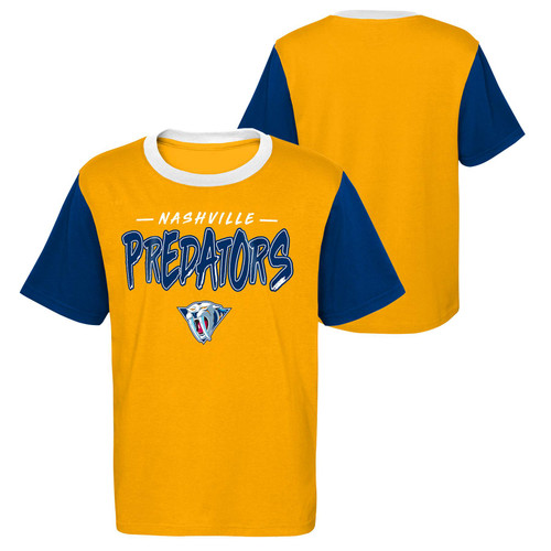 Nashville Predators Reverse Retro Youth Sueded T