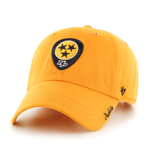 Nashville Predators Hat-WMN Miata Pick Gold