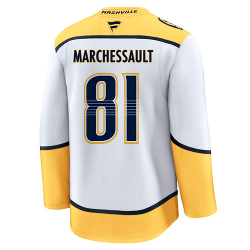 Nashville Predators Fanatics Zach L'heureux Road White Premium