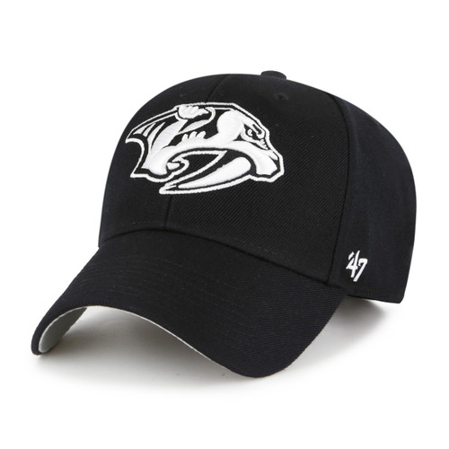 Nashville Predators 47 Brand Cleanup Black Pred Hat - Nashville
