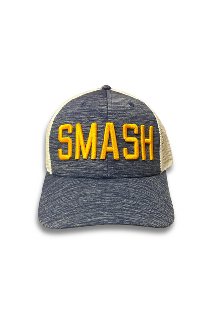 Nashville Predators Hat-SMASH Nvy Melange