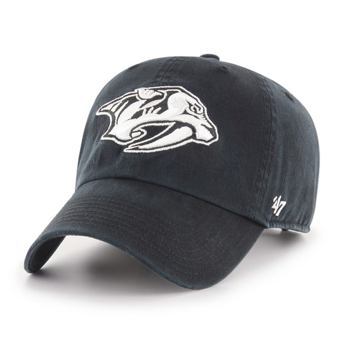 Nashville Predators 47 Brand Cleanup Black Pred Hat