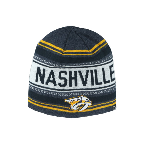 Nashville Predators Knit-Hatch Skull