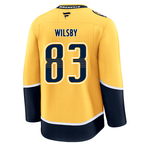 Nashville Predators Fanatics Premium Matthew Wood Jersey Home/Gold