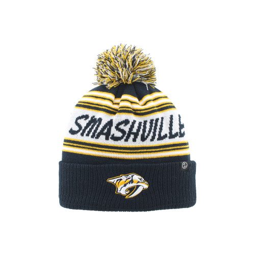 Nashville Predators KNIT-EAZY SCRIPT POM