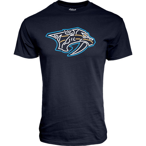 Nashville Predators TEE-GLOWHEAD