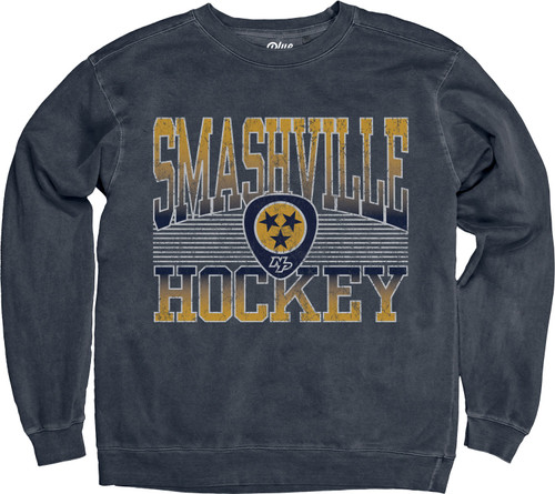 Nashville Predators SWEATSHIRT-THROW SHADE CREW
