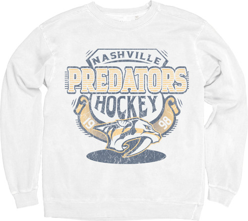 Nashville Predators SWEATSHIRT-CLEVER WAY CREW