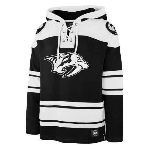 Nashville Predators 47Brand Black Lace Hoodie