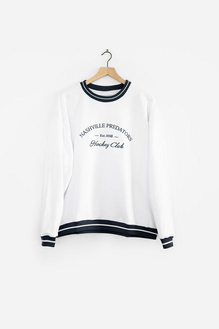 Nashville Predators Sweatshirt-Wmn Court Crew