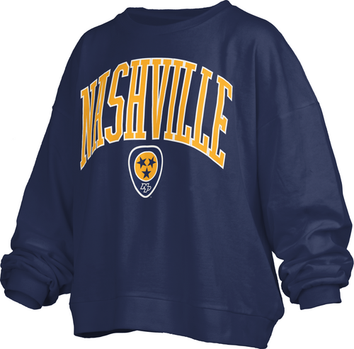Nashville Predators Sweatshirt-Wmn Nelson Crew