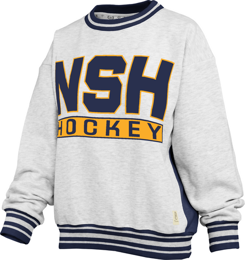 Nashville Predators Sweatshirt-Wmn Endzone Crew