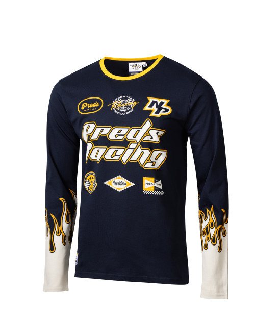 Nashville Predators Sport Design Sweden Mens Racing LongSleeve T-shirt