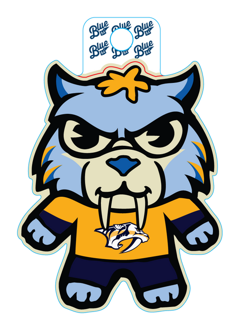 Nashville Predators Sticker-Mini Gnash
