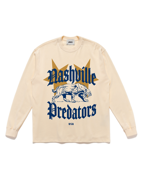 Nashville Predators Basico Bronco T-shirt-laguerta Ls