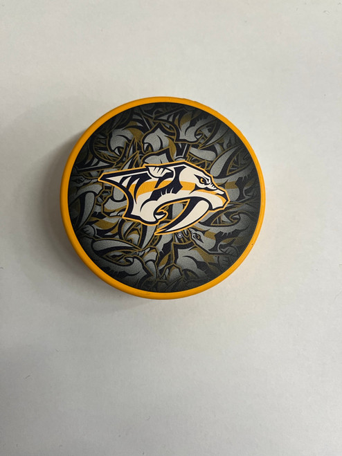 Nashville Predators Inglasco Gold Clone Puck