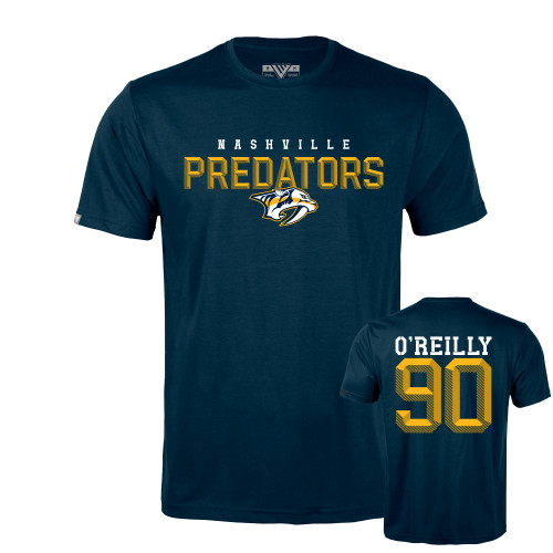 NASHVILLE PREDATORS RYAN O'REILLY NAVY PLAYER TEE