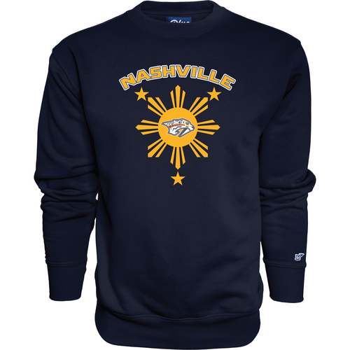 Nashville Predators BLUE84 ASIAN AMERICAN PACIFIC ISLANDER CREW SWEATSHIRT